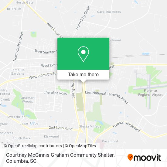 Mapa de Courtney McGinnis Graham Community Shelter