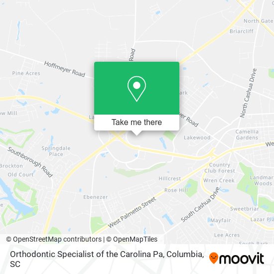 Mapa de Orthodontic Specialist of the Carolina Pa