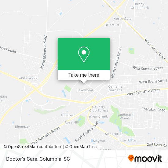Mapa de Doctor's Care