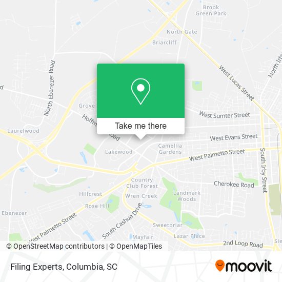 Filing Experts map