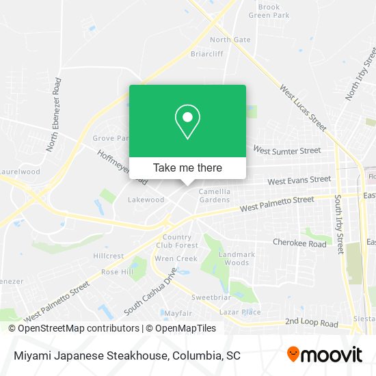 Miyami Japanese Steakhouse map