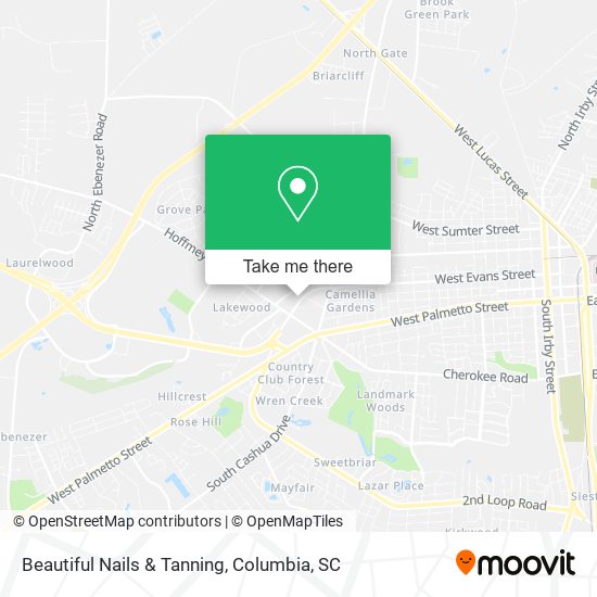 Beautiful Nails & Tanning map