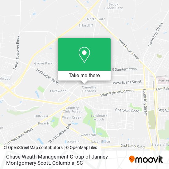 Mapa de Chase Weath Management Group of Janney Montgomery Scott