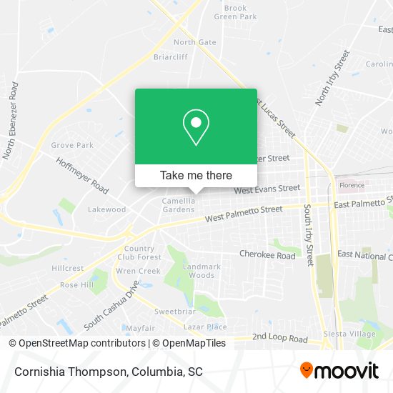 Cornishia Thompson map