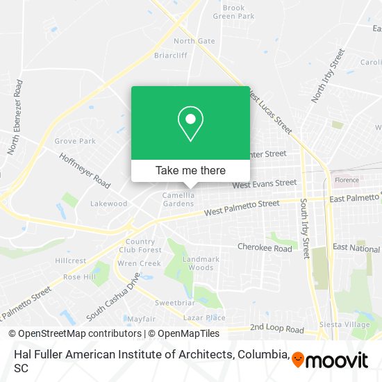 Mapa de Hal Fuller American Institute of Architects
