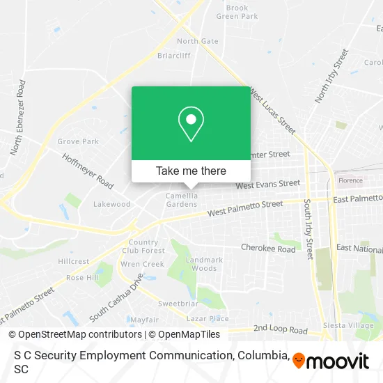 Mapa de S C Security Employment Communication