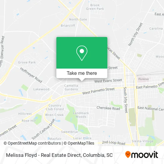 Melissa Floyd - Real Estate Direct map