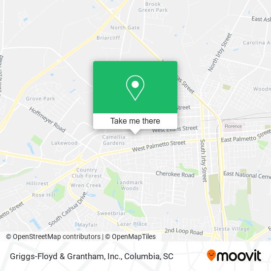 Griggs-Floyd & Grantham, Inc. map