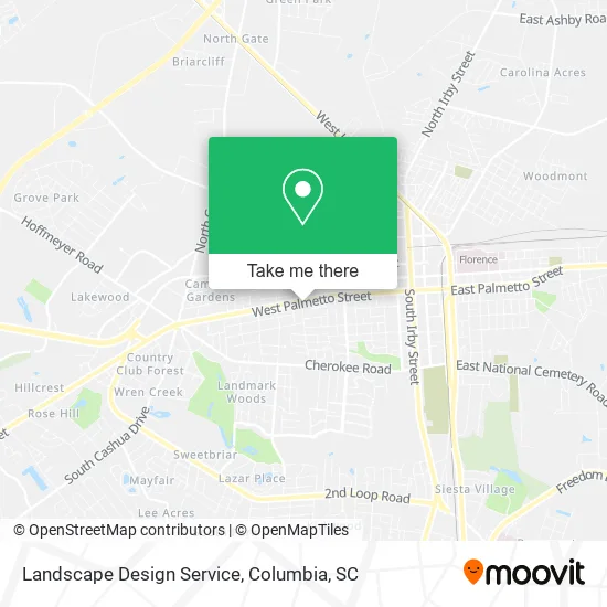 Landscape Design Service map