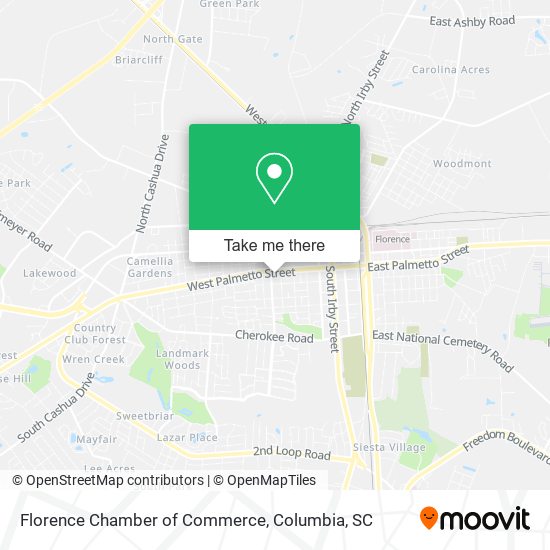 Florence Chamber of Commerce map