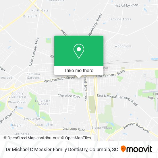 Dr Michael C Messier Family Dentistry map