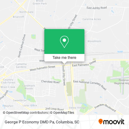 George P Economy DMD Pa map