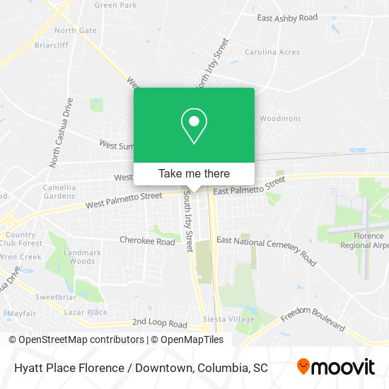 Hyatt Place Florence / Downtown map