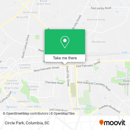 Mapa de Circle Park