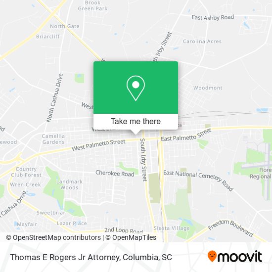 Mapa de Thomas E Rogers Jr Attorney