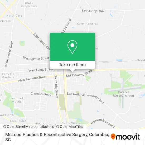Mapa de McLeod Plastics & Recontructive Surgery
