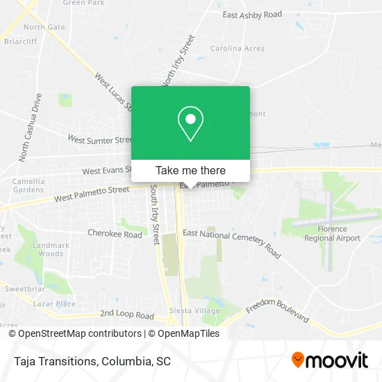 Taja Transitions map