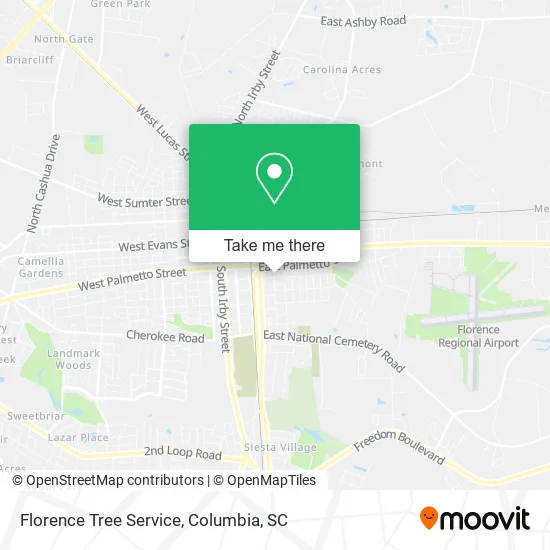 Florence Tree Service map