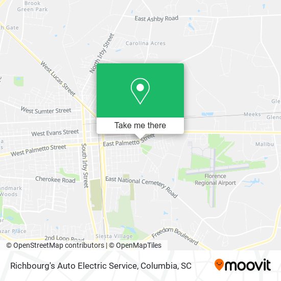 Richbourg's Auto Electric Service map