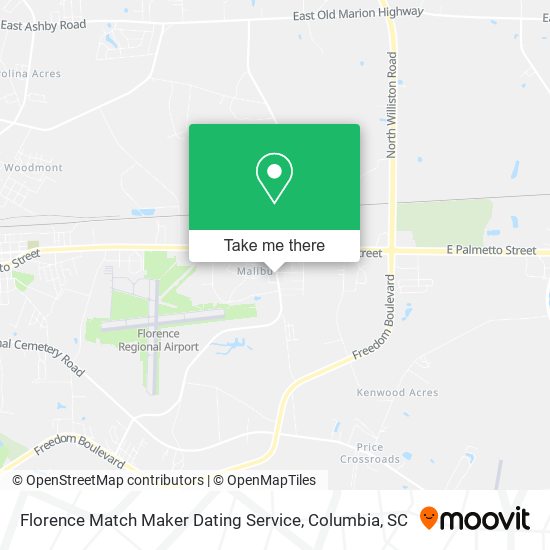Florence Match Maker Dating Service map