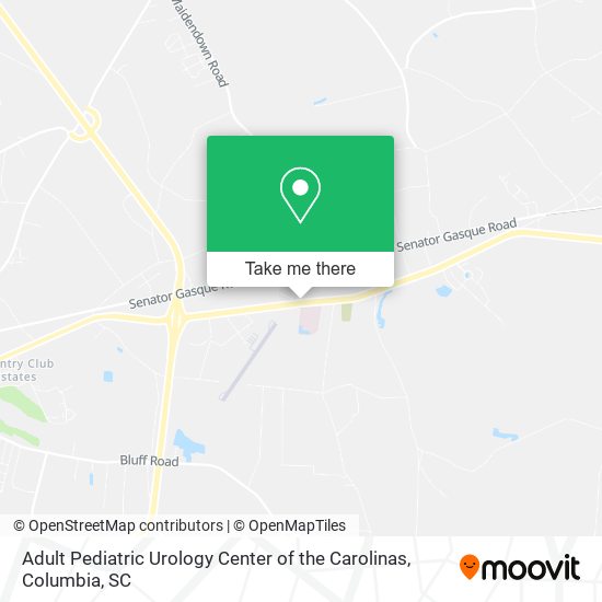 Adult Pediatric Urology Center of the Carolinas map