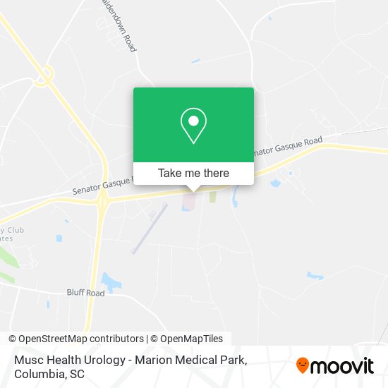 Mapa de Musc Health Urology - Marion Medical Park