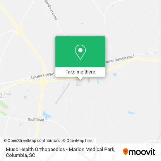 Musc Health Orthopaedics - Marion Medical Park map