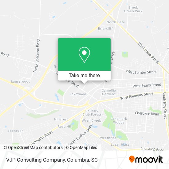 Mapa de VJP Consulting Company