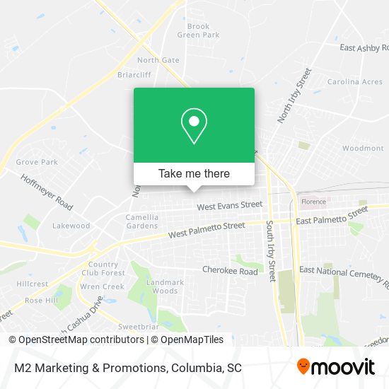 M2 Marketing & Promotions map