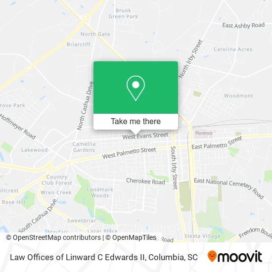 Law Offices of Linward C Edwards II map