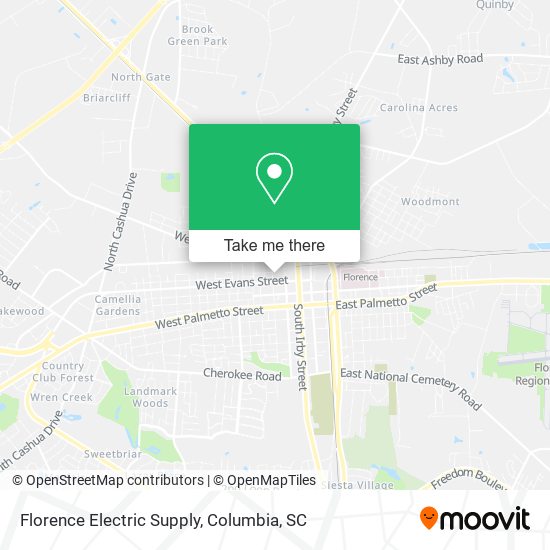 Florence Electric Supply map