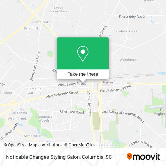 Noticable Changes Styling Salon map