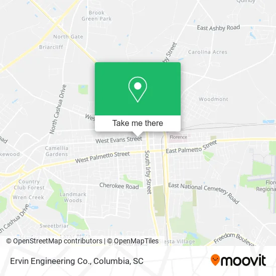 Ervin Engineering Co. map