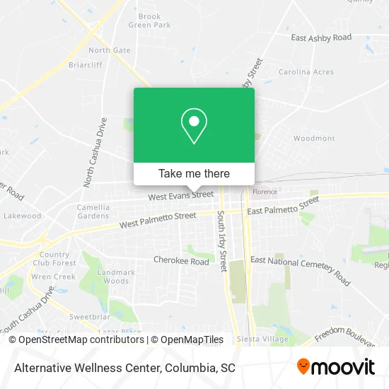 Alternative Wellness Center map