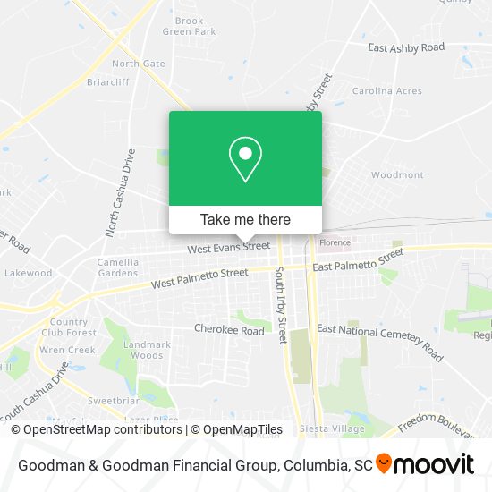 Goodman & Goodman Financial Group map