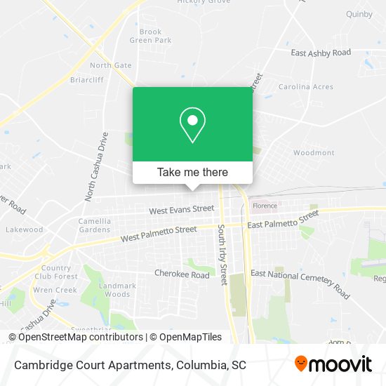 Cambridge Court Apartments map