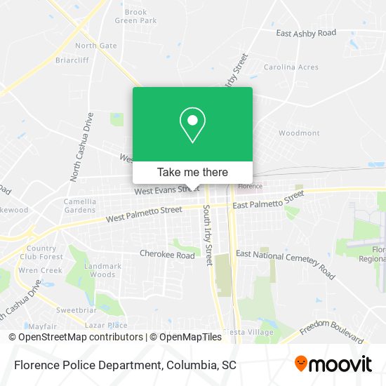 Florence Police Department map
