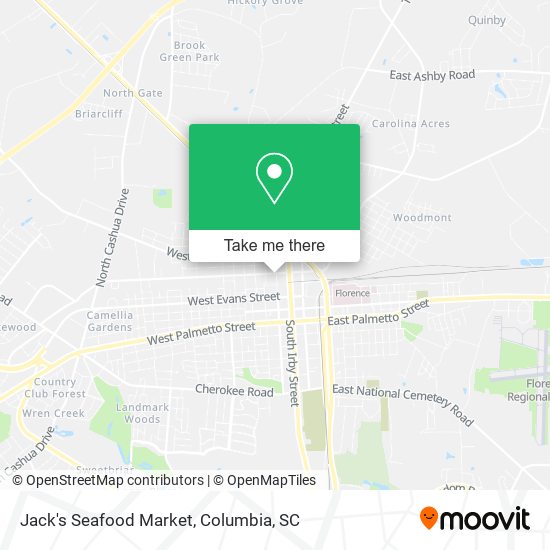 Jack's Seafood Market map