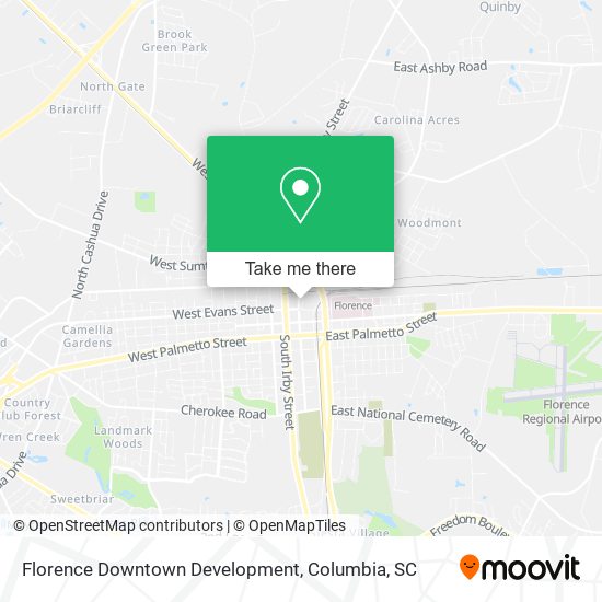 Florence Downtown Development map