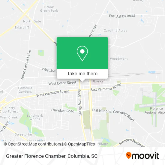 Greater Florence Chamber map