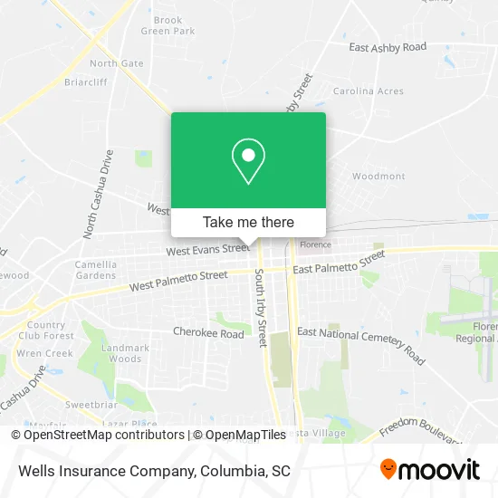 Wells Insurance Company map