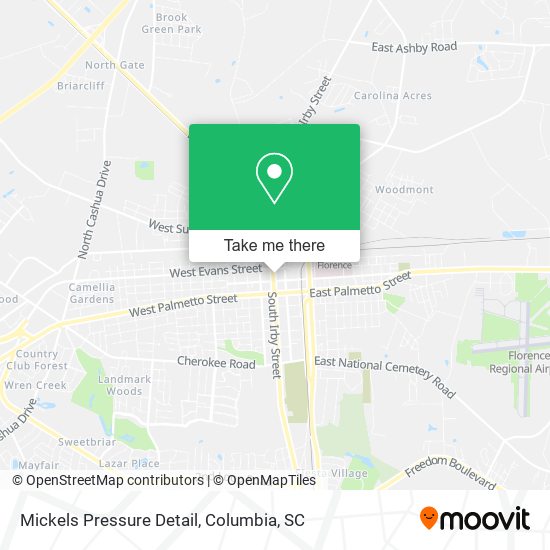 Mickels Pressure Detail map