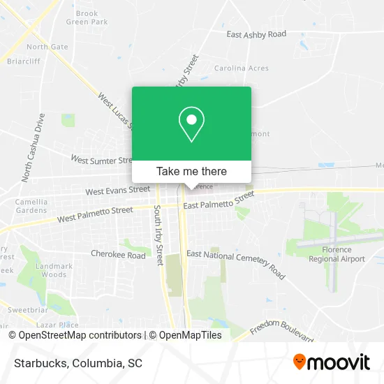 Starbucks map