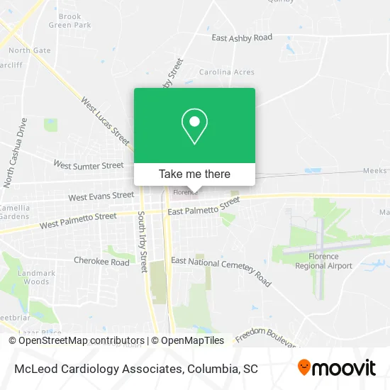 McLeod Cardiology Associates map