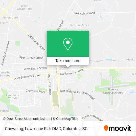 Chewning, Lawrence R Jr DMD map