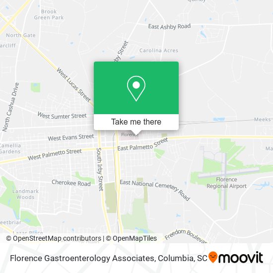 Florence Gastroenterology Associates map