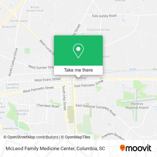 McLeod Family Medicine Center map