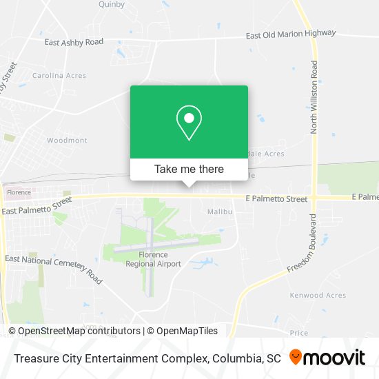 Treasure City Entertainment Complex map