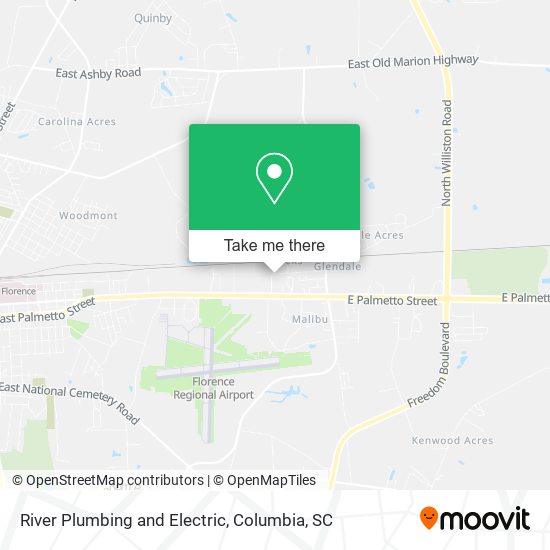 River Plumbing and Electric map