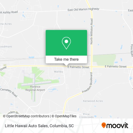 Little Hawaii Auto Sales map